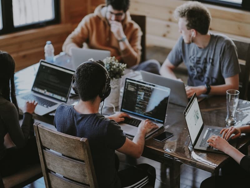 Team working together